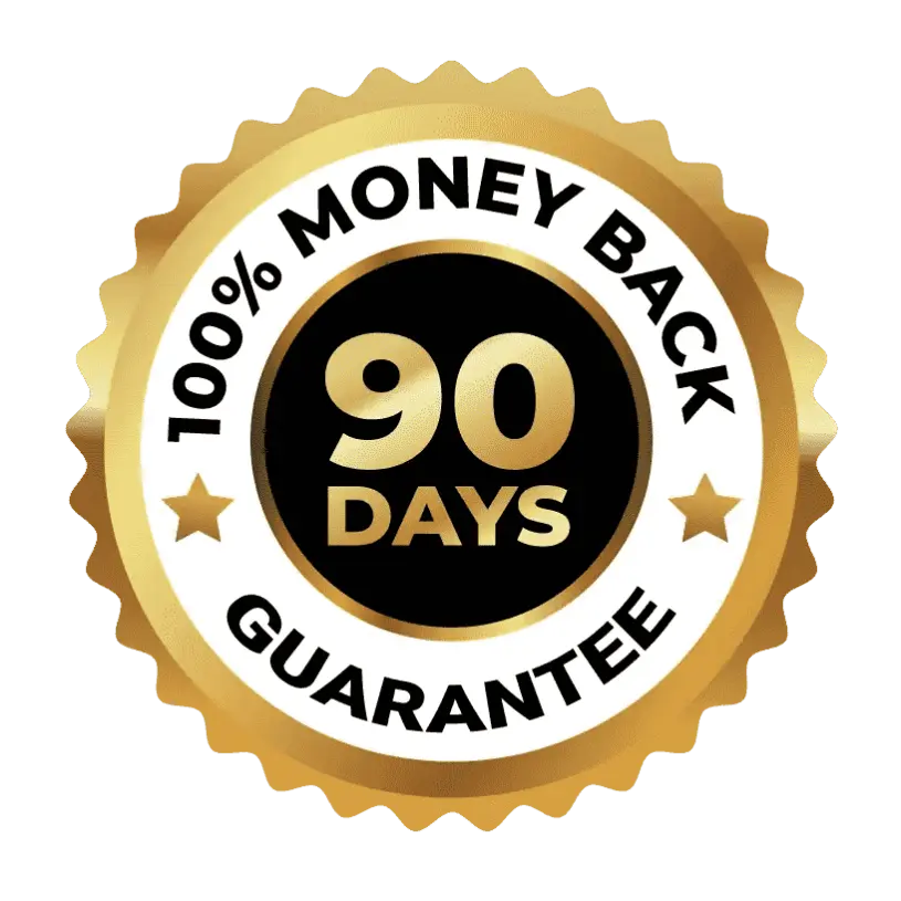 90 days money back guarantee